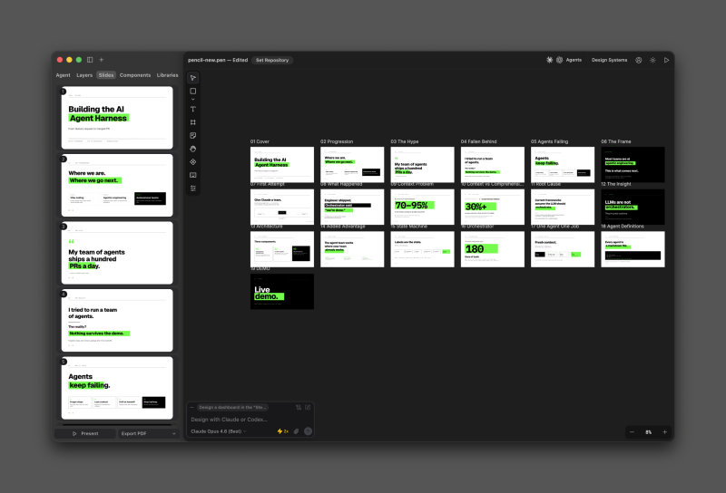 NOT READY - Needs Peter Confirm Building a slide deck with pencil.dev and Claude Design
