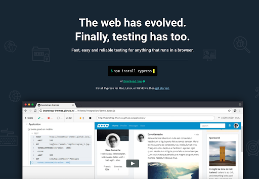 Tutorial on how to use Cypress