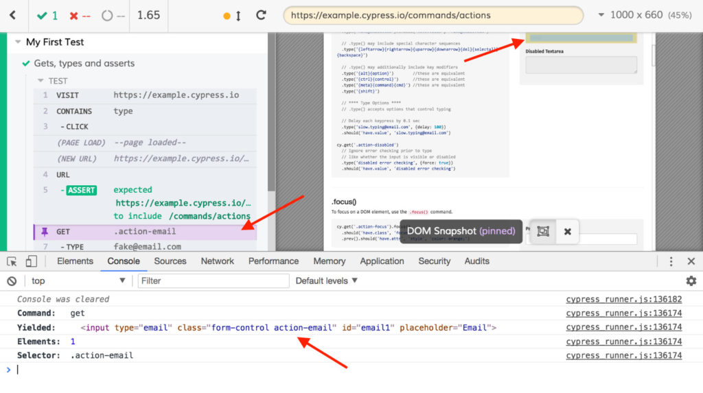 Testing with Cypress guide