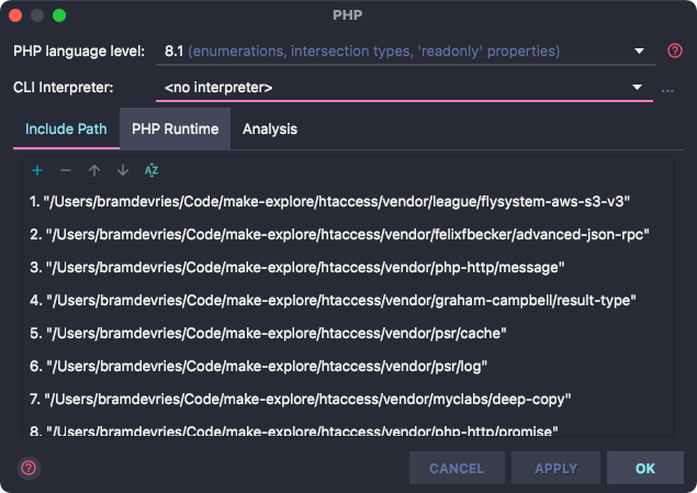 Running PHPUnit with PHPStorm