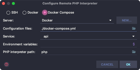Running PHPUnit with PHPStorm