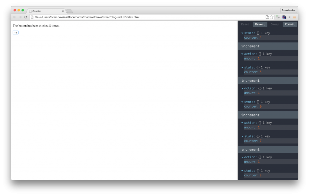 Redux devtools