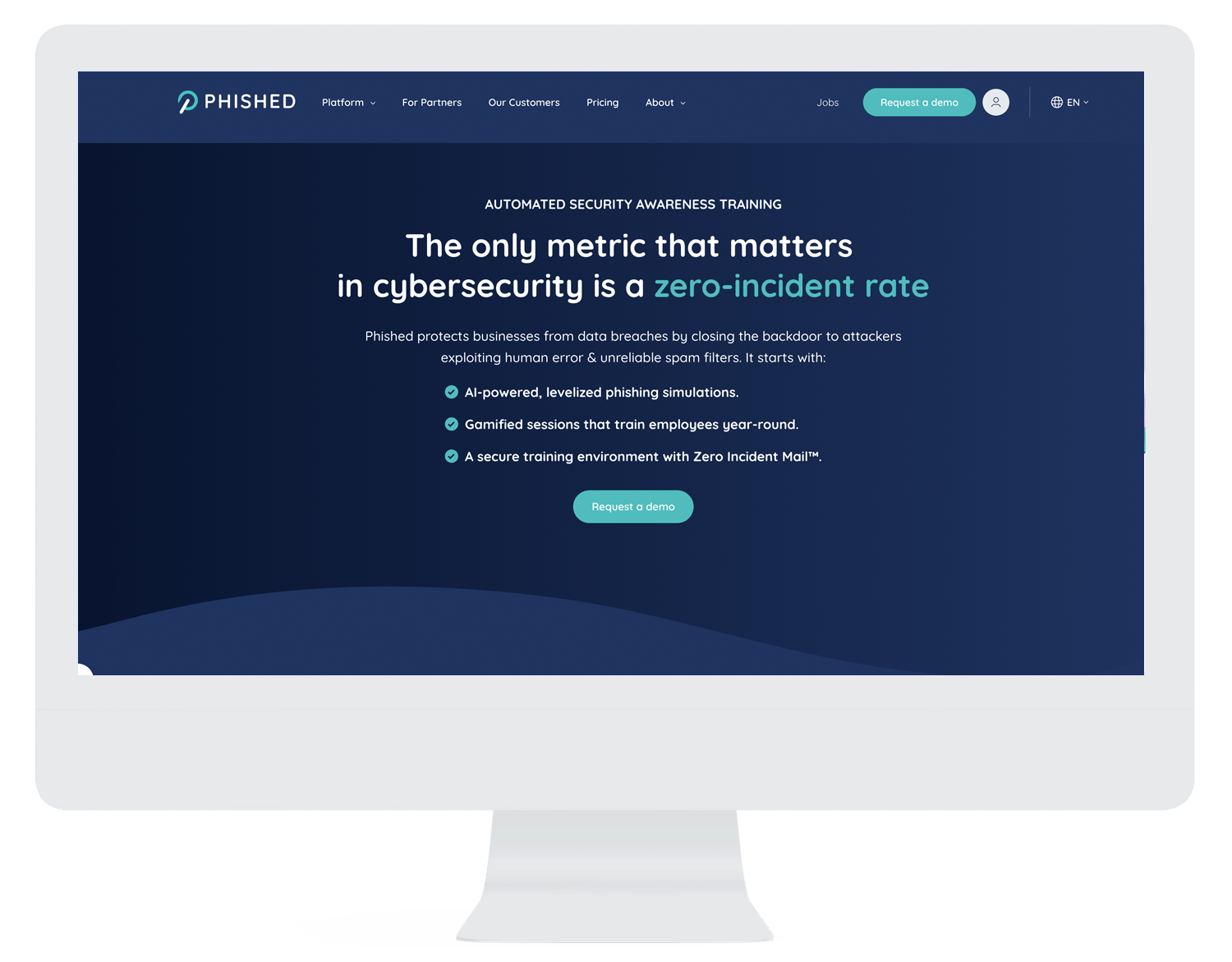 Software engineering, recruiting and technical consulting for Phished by madewithlove